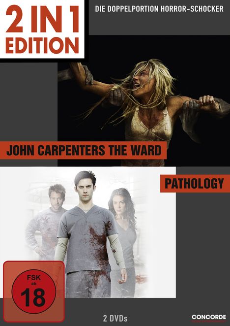 John Carpenter's The Ward / Pathology, 2 DVDs