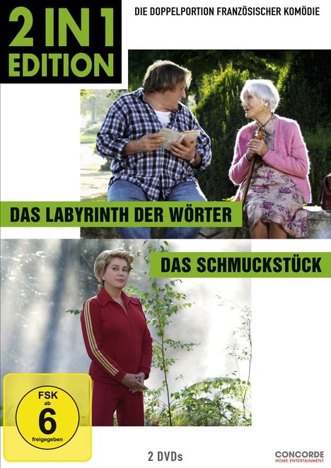 Das Labyrinth der Wörter / Das Schmuckstück, 2 DVDs