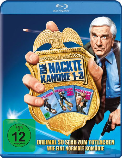 Die nackte Kanone Trilogie (Blu-ray), 3 Blu-ray Discs