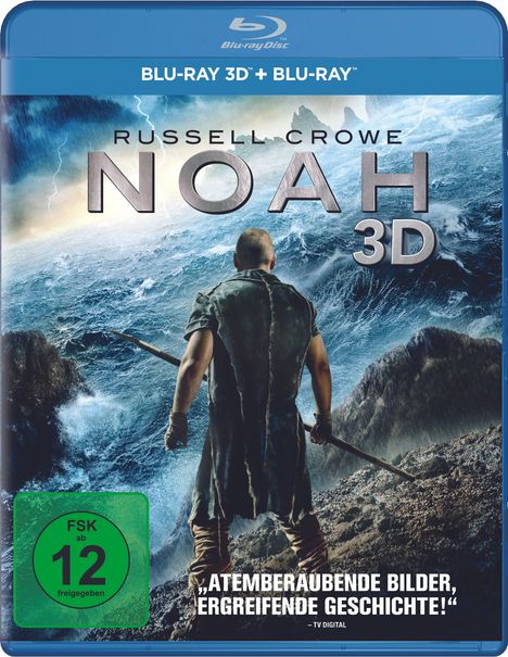 Noah (3D &amp; 2D Blu-ray), 2 Blu-ray Discs