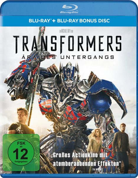 Transformers 4: Ära des Untergangs (Blu-ray), 2 Blu-ray Discs