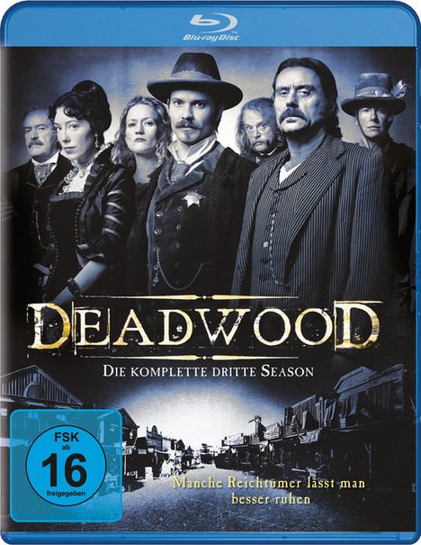 Deadwood Season 3 (Blu-ray), 3 Blu-ray Discs