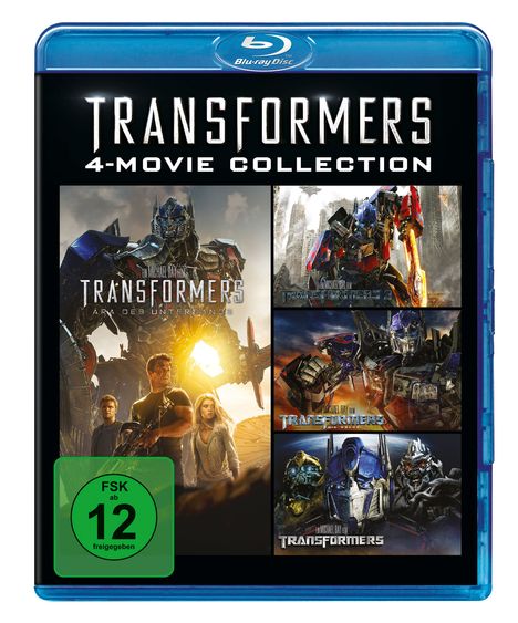 Transformers 4-Movie Collection (Blu-ray), 4 Blu-ray Discs