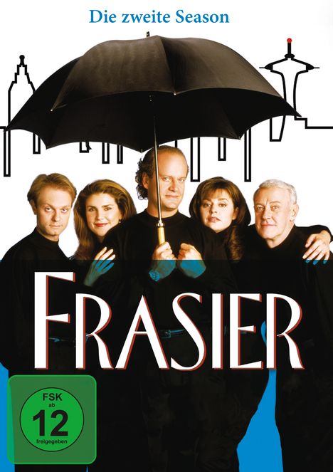 Frasier Season 2, 4 DVDs