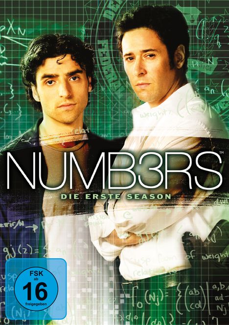 Numb3rs Season 1, 4 DVDs