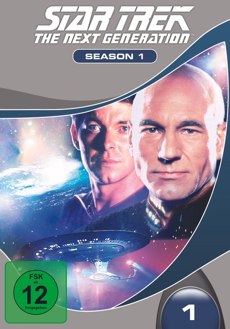 Star Trek: The Next Generation Season 1, 7 DVDs