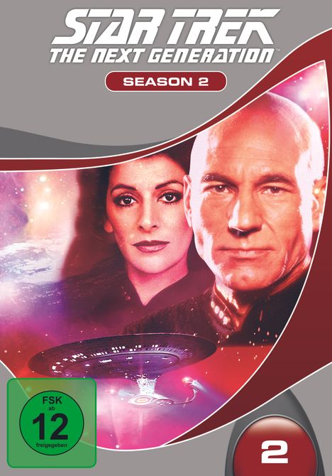 Star Trek: The Next Generation Season 2, 6 DVDs