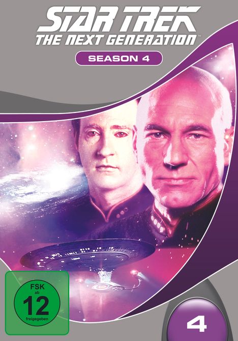Star Trek: The Next Generation Season 4, 7 DVDs