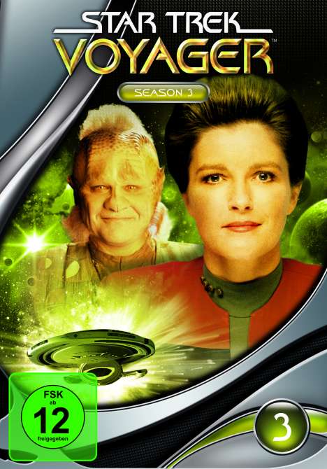 Star Trek Voyager Season 3, 7 DVDs