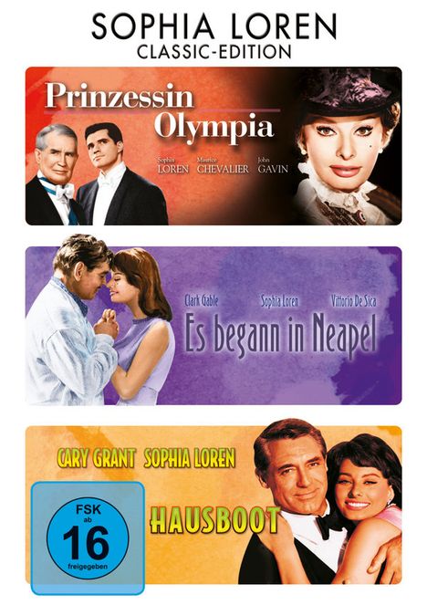 Sophia Loren Classic Edition, 3 DVDs