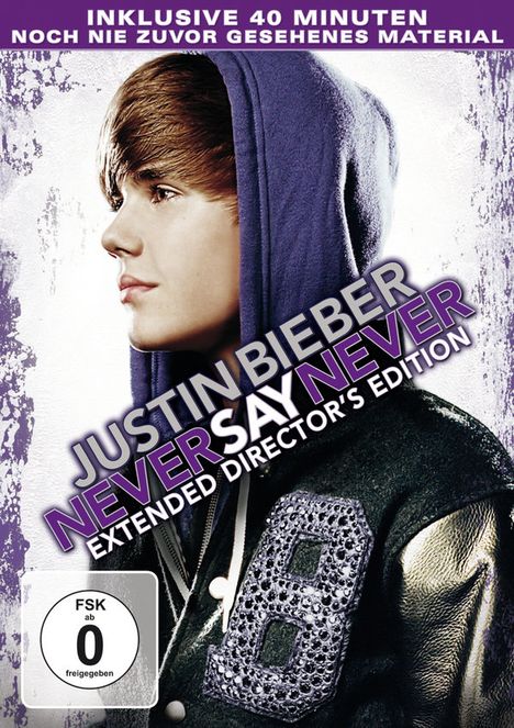 Justin Bieber - Never Say Never, DVD