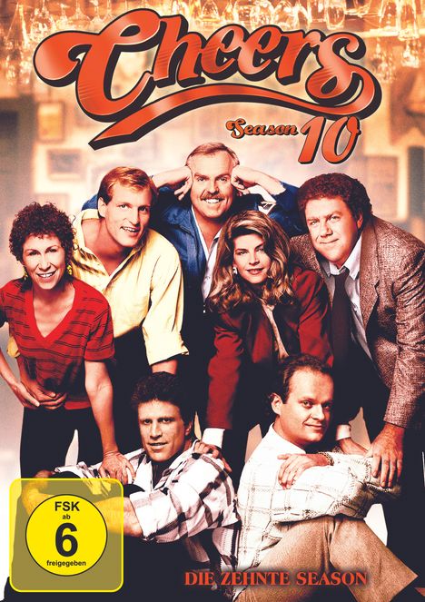 Cheers Season 10, 4 DVDs