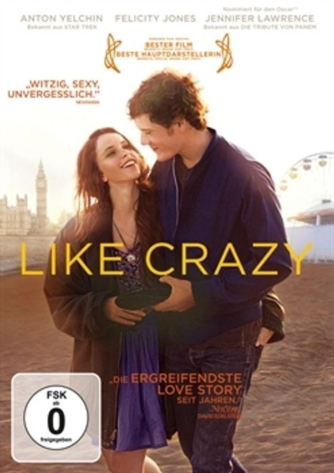 Like Crazy, DVD