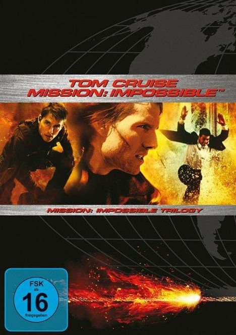 Mission: Impossible Trilogie, 3 DVDs