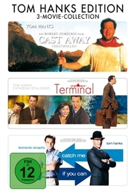 Tom Hanks Edition, 3 DVDs