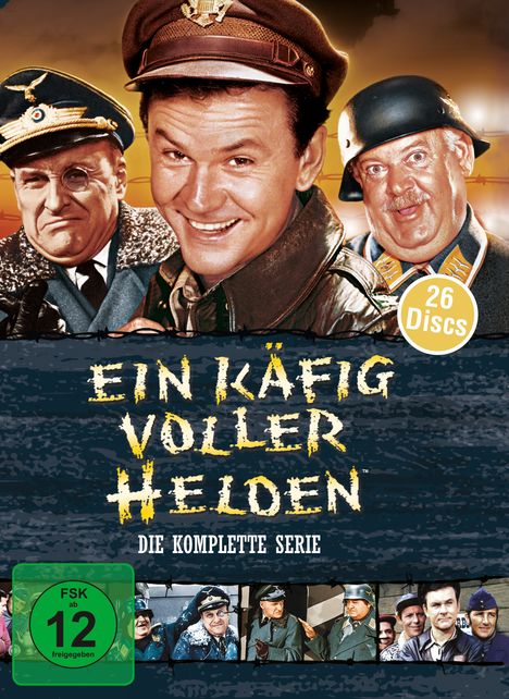 Ein Käfig voller Helden (Komplette Serie), 26 DVDs