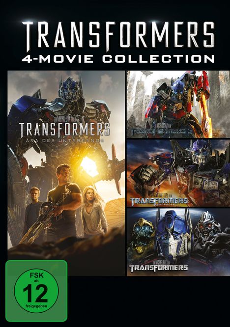 Transformers 4-Movie Collection, 4 DVDs