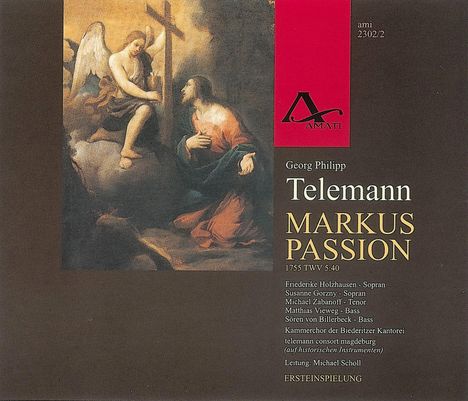 Georg Philipp Telemann (1681-1767): Markus-Passion TWV 5:40 (1755), 2 CDs