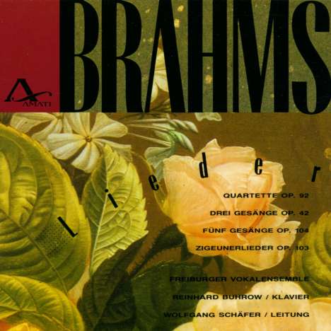 Johannes Brahms (1833-1897): Chorlieder op.42,op.92,op.103,op.104, CD