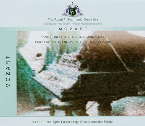 Wolfgang Amadeus Mozart (1756-1791): Klavierkonzerte Nr.20 &amp; 27, CD