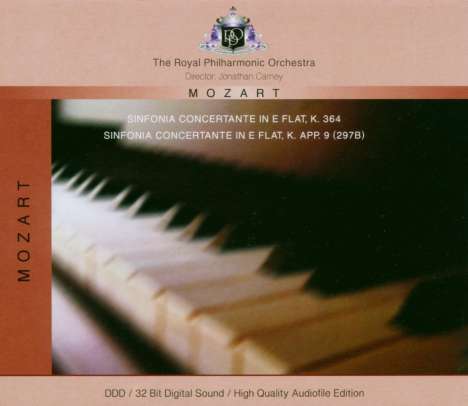 Wolfgang Amadeus Mozart (1756-1791): Sinfonie concertanti KV 297b &amp; KV 364, CD