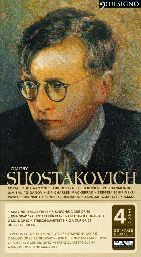 Dmitri Schostakowitsch (1906-1975): Symphonien Nr.5 &amp; 7, 4 CDs