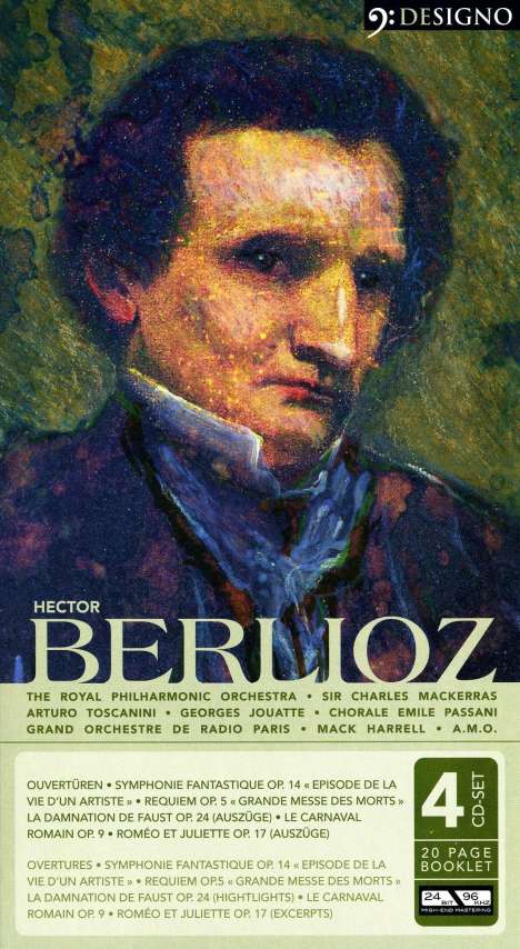 Hector Berlioz (1803-1869): Symphonie fantastique, 4 CDs