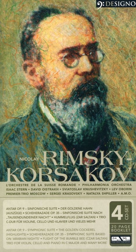 Nikolai Rimsky-Korssakoff (1844-1908): Orchesterwerke, 4 CDs