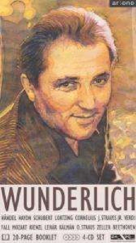 Fritz Wunderlich singt Arien &amp; Lieder, 4 CDs