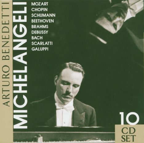 Benedetti Michelangeli spielt Klavierkonzerte, 10 CDs