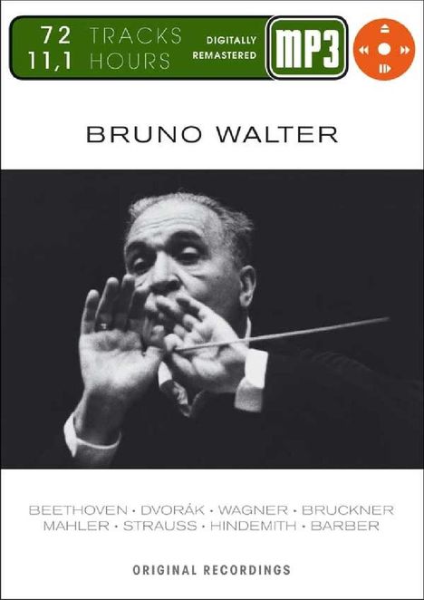 Bruno Walter (MP3-Format), MP3-CD