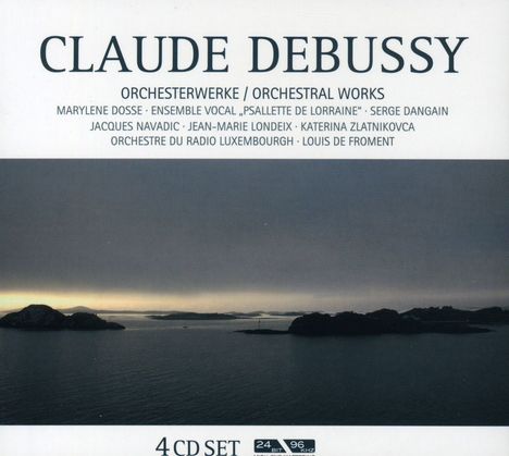 Claude Debussy (1862-1918): Sämtliche Orchesterwerke, 4 CDs