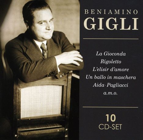 Benjamino Gigli, 10 CDs