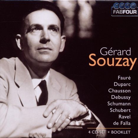 Gerard Souzay singt Arien &amp; Lieder, 4 CDs