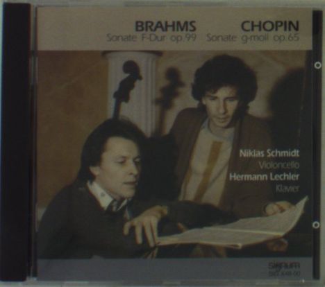 Frederic Chopin (1810-1849): Sonate für Cello &amp; Klavier op.65, CD