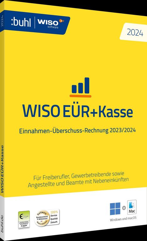 WISO EÜR+Kasse 2024, DVD-ROM