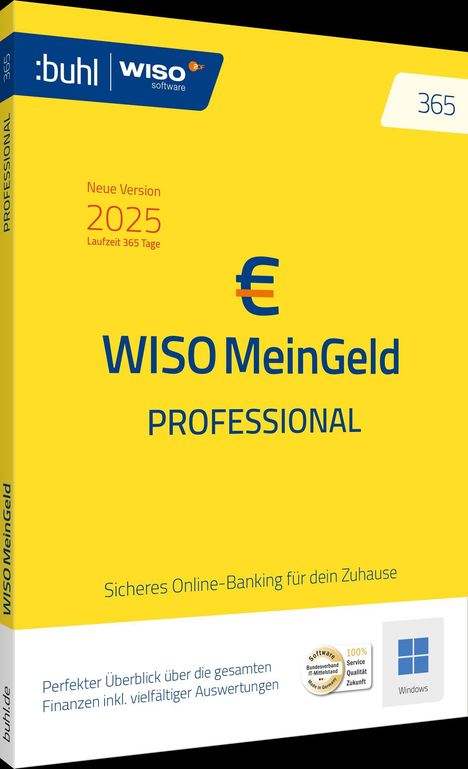 WISO Mein Geld Professional 365, CD-ROM
