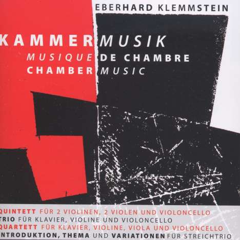 Eberhard Klemmstein (geb. 1941): Kammermusik, CD