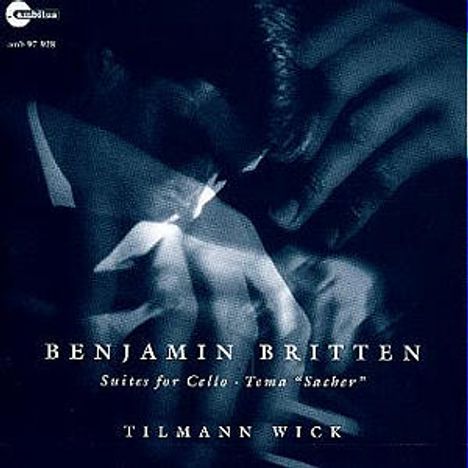 Benjamin Britten (1913-1976): Suiten für Cello solo Nr.1-3 (opp.72,80,87), CD