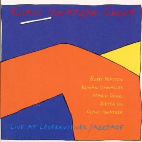 Klaus Ignatzek (geb. 1954): Live At Leverkusener Jazztage, CD