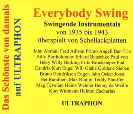 Everybody Swing: Swingende Instrumentals 1935 - 1943, CD