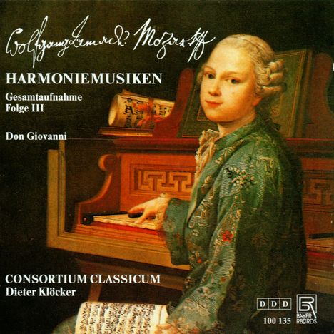 Wolfgang Amadeus Mozart (1756-1791): Die Harmoniemusiken Vol.3, CD