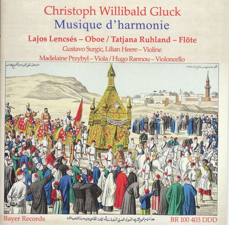 Christoph Willibald Gluck (1714-1787): Flötenquintette &amp; Oboenquintette "Musique d'harmonie", CD