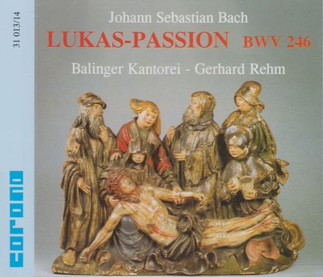 Johann Sebastian Bach (1685-1750): Lukas-Passion BWV 246, 2 CDs