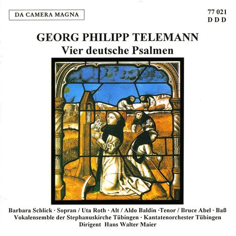 Georg Philipp Telemann (1681-1767): 4 Deutsche Psalmen, CD