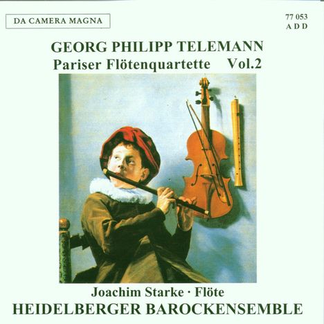 Telemann,Pariser Quartette, CD