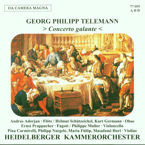 Telemann,Concerto galante, CD