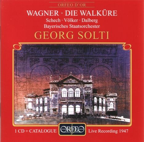 Richard Wagner (1813-1883): Die Walküre (1.Aufzug), CD