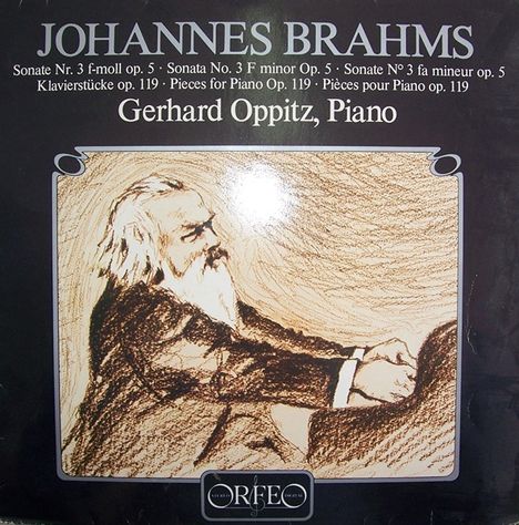 Johannes Brahms (1833-1897): Klaviersonate Nr.3 op.5, LP