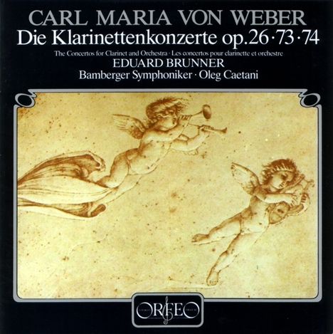 Carl Maria von Weber (1786-1826): Klarinettenkonzerte Nr.1 &amp; 2, CD